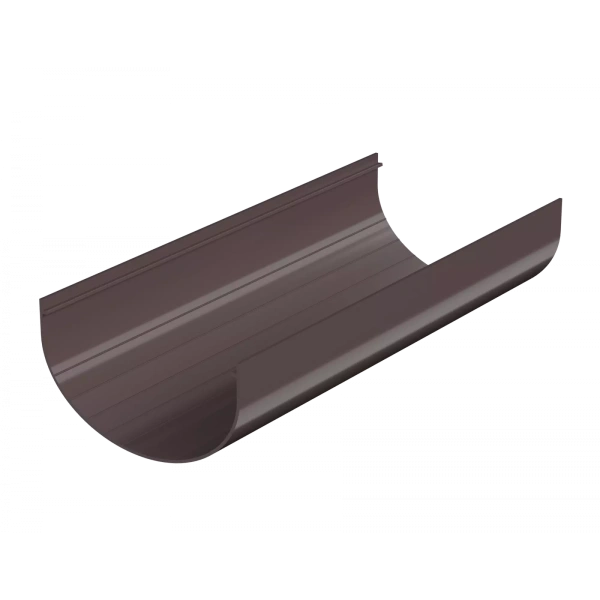 Желоб водосточный, Технониколь, оптима Ø 120 мм, L=3000 мм, цвет: темно-коричневый