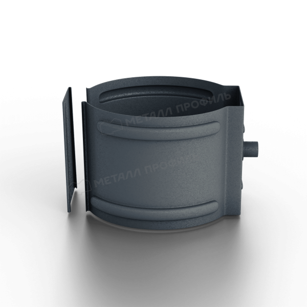 Держатель трубы на кирпич Ø100 мм, Металл Профиль Foramina Freeze, Grey