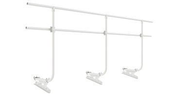 Ограждение кровельное для фальцевой кровли Borge, H=1200 мм, L= 3000 мм RAL 9003