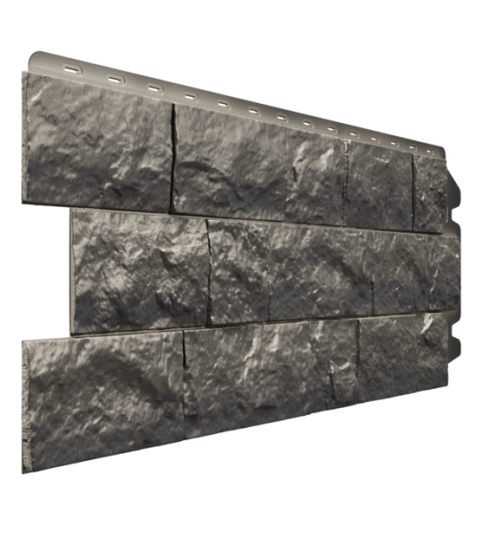 Фасадные панели Docke Fels, 1072х450 мм Premium, цвет: стальной