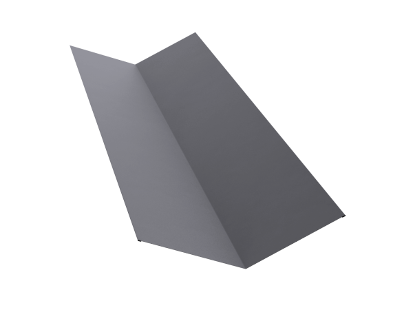 GL Планка ендовы верхней, 145х145 мм 0.45 мм, Drap TX, RAL 7004, L=2000 мм