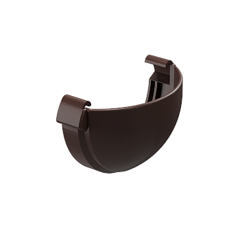 Заглушка желоба Docke Lux, Ø140 мм, цвет: шоколад