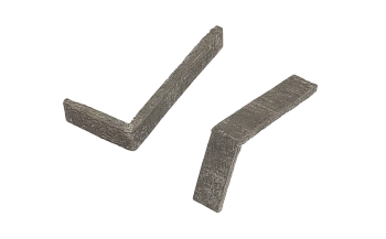 Декоративный кирпич, угловой элемент Mesterra Stratum, 235х110х40 мм под Кирпич, цвет: 006