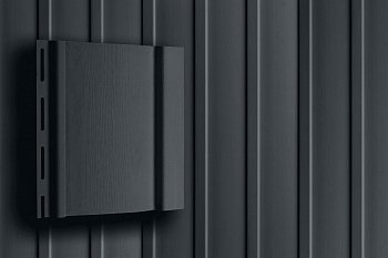 Сайдинг вертикальный Grand Line, L=3000 мм, серия Premium Acryl, цвет: графит