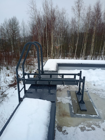 Парапетный мостик Roofsystems Prestige, H=600 мм, L=1150 мм zinc