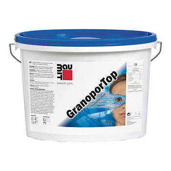 Штукатурка декоративная, Baumit GranoporTop, группа 1, уп. 25 кг короед, 3 мм, колеровка