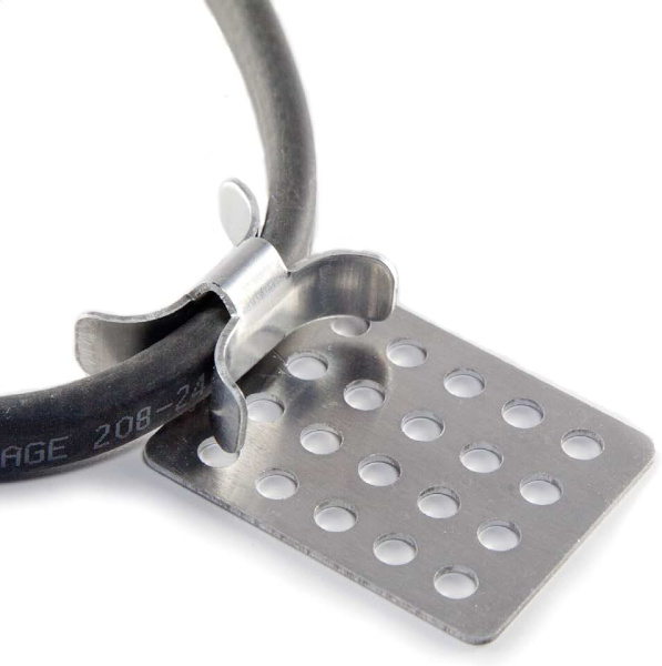 Зажим кровельный Roof clip RX-Gs, для саморегулирующегося, Нерж. сталь, уп 50 шт. Зажим кровельный Roof clip RX-Gs, для саморегулирующегося, Нерж. сталь, уп 50 шт.