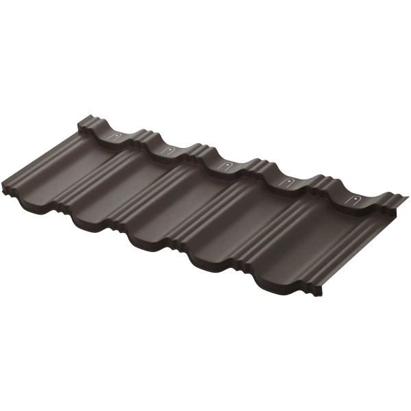 Модульная металлочерепица Aquasystem, Гётеборг XXL 1205х465 мм 0.5 мм, Rooftop Бархат, RR 32