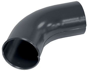 Колено стока, Grand Line Ø 90 мм, PU Matte, RAL 7024