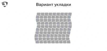 Тротуарная плитка Braer Классико круговая 60 мм 73х110х115 мм, цвет: винный
