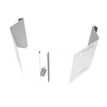 Кронштейн крепления трубы на кирпич Vortex Lite, Ø 130 мм, RAL 9003