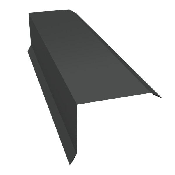 GL Торцевая планка, 80х100 мм 0.5 мм, Velur X, RAL 7016, L=2000 мм