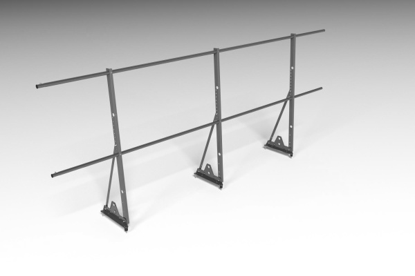Ограждение кровельное, универсальное Roofsystems Econom Smart, H=1200 мм RAL 7016, L=3000 мм