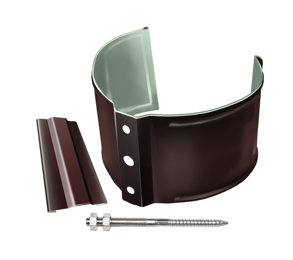 Кронштейн трубы на кирпич Grand Line Ø 100 мм PE, RAL 8017