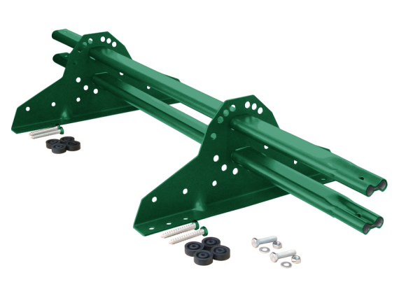 Снегозадержатель Grand Line NEW универсальный,  L=1000 мм, 2 опоры, 2 трубы, овал 42х21 мм. RAL 6029