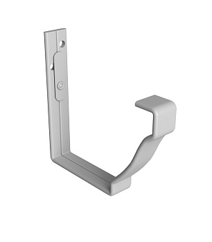 Крюк крепления желоба короткий полоса, Vortex Lite, Ø 130 мм, RAL 9003