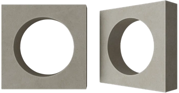 Декоративный бриз-блок Mesterra Cobogo, 250х250 мм 90 мм, 0102, под покраску