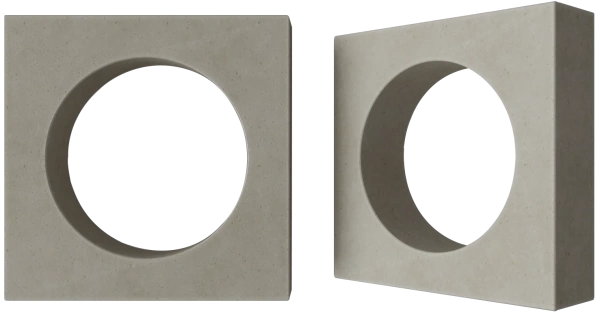 Декоративный бриз-блок Mesterra Cobogo, 250х250 мм 90 мм, 0102, под покраску