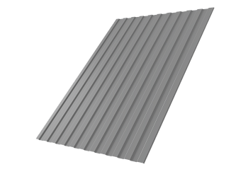 Профилированный лист GL C8 A, 0.5 мм, Satin, RAL 9006