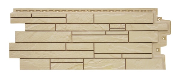 Фасадная панель Grand Line, скала Classic, цвет: Бежевый