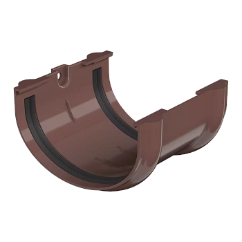 Соединитель желоба, Технониколь, оптима Ø 120 мм, цвет: коричневый