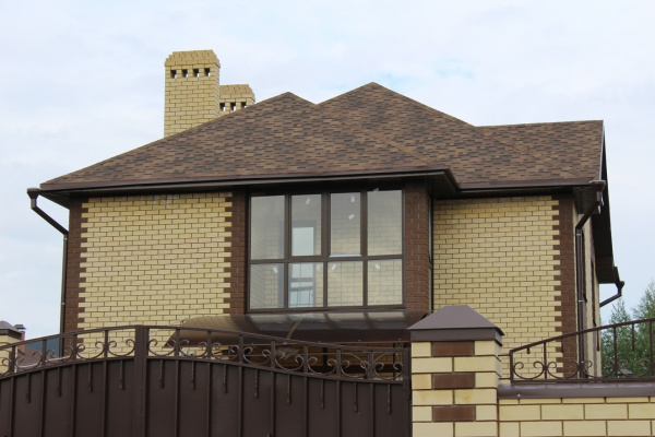 Битумная черепица, Docke, Premium, Генуя цвет: трюфель, 3 м² / уп.