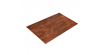 Плоский лист GL, 1250 х 2000 мм, с пленкой 0.45 мм, Print Elite, Cherry Wood TwinColor