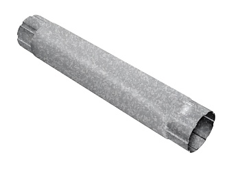 Труба круглая соединительная 1м Grand Line Ø 100 мм, RAL Zn