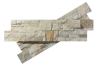 Кварцит, 3D панель из камня, 350х180 мм, Modern Beige Quartz