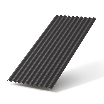 Черепица Ондулин Смарт, лист 1950 х 950 мм цвет: серый