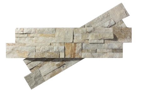 Кварцит, 3D панель из камня, 350х180 мм, Modern Beige Quartz