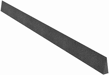 Самоклеящийся уплотнитель ендовы конус, Eurovent, 30х60 мм, L=1000 мм, цвет: антрацит