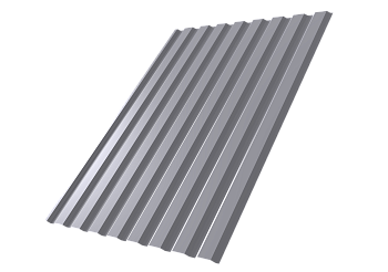 Профилированный лист GL C20 A дачный, 0.3 мм, PE, RAL 7004