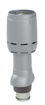 FLOW-вентиляционный выход Vilpe, 125/ ИЗ/ 500 мм светло-серый