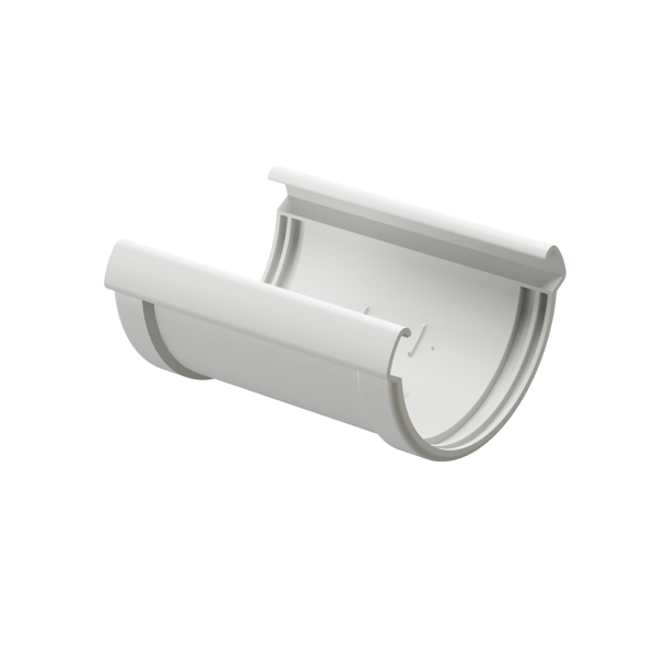 Соединитель желобов, Docke Lux, Ø140 мм, цвет: пломбир