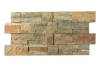 Кварцит, 3D панель из камня, 350х180 мм, Modern Multi Quartz