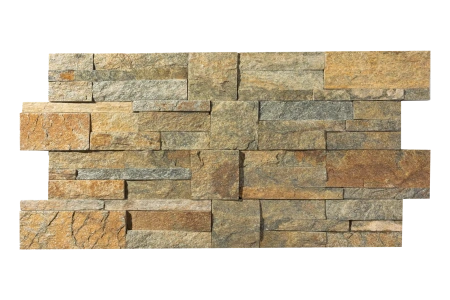 Кварцит, 3D панель из камня, 350х180 мм, Modern Multi Quartz