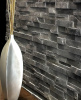 Сланец, 3D панель из камня, 600х150 мм, Classic Black Matt, 8 шт/уп, 0.72 м²