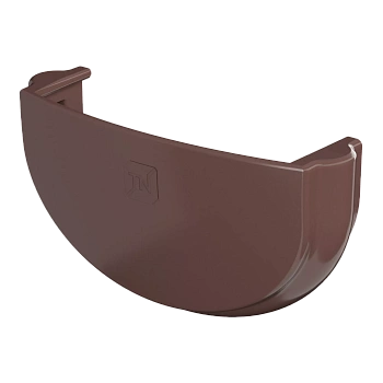 Заглушка желоба, Технониколь оптима Ø 120 мм, цвет: коричневый