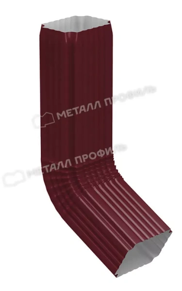 Колено трубы 60°, Металл Профиль Бюджет, Ø76х102 мм, RAL 3011