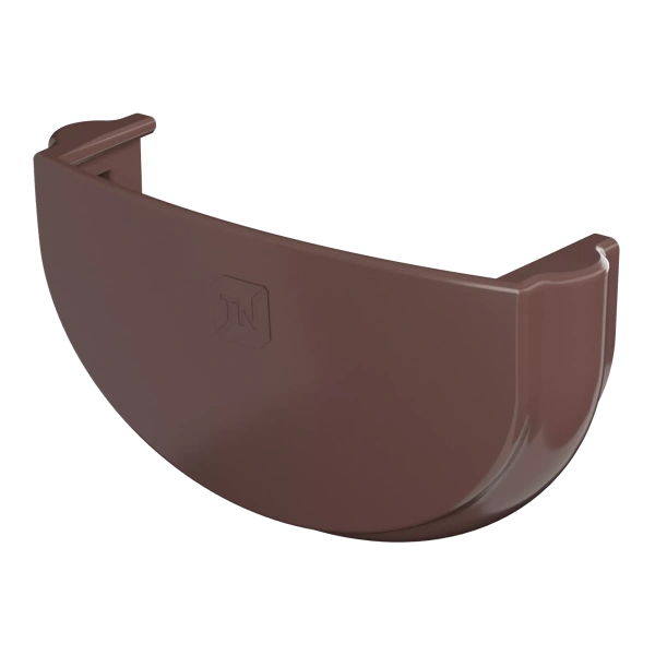 Заглушка желоба, Технониколь оптима Ø 120 мм, цвет: коричневый