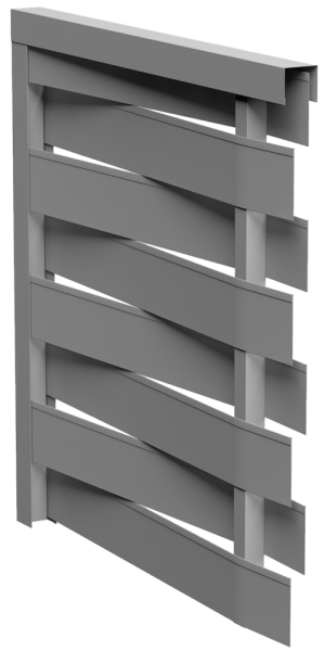 Ламель для забора жалюзи, Palermo, 0.5 мм, Drap TX, RR 32