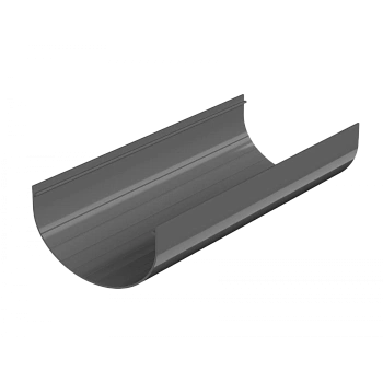 Желоб водосточный, Технониколь, оптима Ø 120 мм, L=3000 мм, цвет: серый