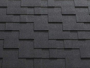 Битумная черепица, Katepal, Rocky цвет: черный, 3 м² / уп.