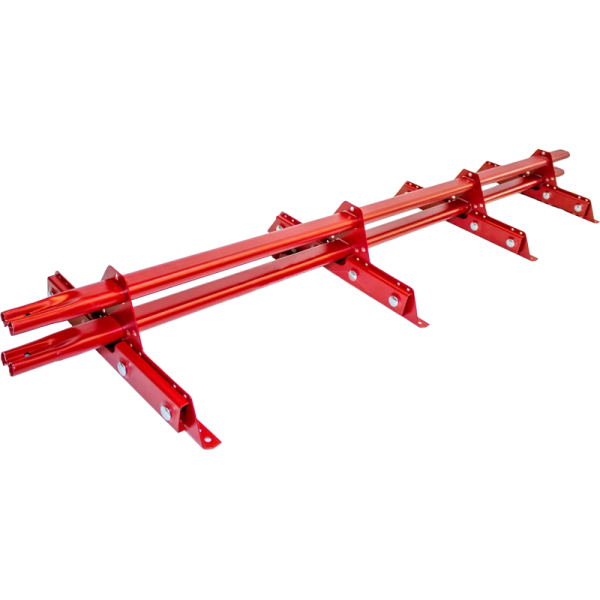 Снегозадержатель для фальцевой кровли Roofsystems Prestige Next фальц 4 опоры, 2 трубы, овал 45х25, L=3000 мм, RAL 3005