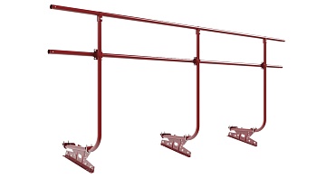 Ограждение кровельное для фальцевой кровли Borge, H=1200 мм, L= 3000 мм RAL 3011