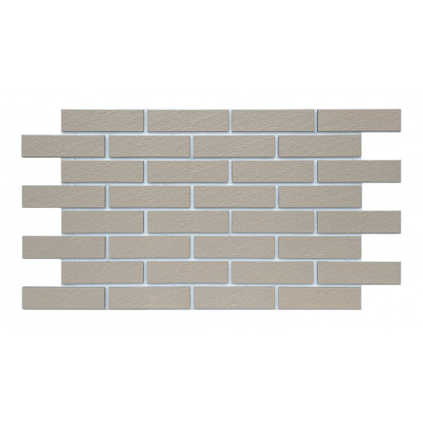 Термопанель рядовая Европа с плиткой Keramin, 1020х600 мм, 60 мм ППС, рельефный, цвет: Амстердам 7