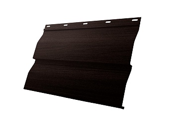 Металический сайдинг Grand Line, корабельная доска 0.45 мм, Print Elite, Coffee Wood TwinColor