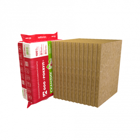 Rockwool Лайт Баттс Скандик, 50х600х800 мм, 5.76 м², 0.288 м³ уп.