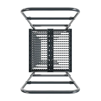 Площадка переходная Borge, высота поручня 1200, мостик 800х800 мм RAL 7016